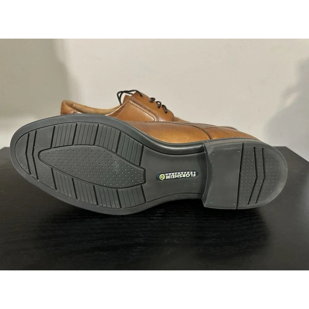 Mens Florsheim Midtown Cap Toe Oxford - Cognac Leather, Size 12 D‎ US 12138 221